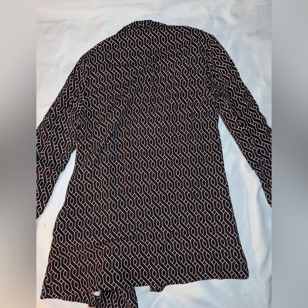 Geometric pattern slim blazer - Picture 2 of 9